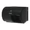 Georgia-Pacific Toilet Paper Dispenser, Compact, Horizontal Double Roll, Coreless, Wall Mount, Black 56784A - alternate 5