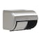 Georgia-Pacific Toilet Paper Dispenser, Coreless, Horizontal Double Roll, Steel, Silver, Compact 56798 - alternate 5