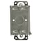 Raco Electrical Box, 14 cu in, Switch Box Type, 1 Gang, Galvanized Zinc, Rectangular Shape 567 - alternate 3