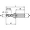 Widia Drill Body, TDMX, D 30mm 1XD Sl Shank TDMX300R1SL32M - alternate 2