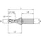 Widia Drill Body, TDMX, D 31mm 1XD Sl Shank TDMX310R1SL32M - alternate 2