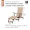 Classic Accessories Montlake Antique Beige Patio Chaise Slipcover, 69"X19" 56-007-030301-RT - alternate 2