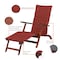 Classic Accessories Montlake Patio Chaise Slipcover, Heather Henna, 69"x19" 56-015-036601-RT - alternate 3