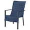 Classic Accessories Montlake Heather Indigo Patio Chair Slipcover, Heather Indigo, 45"x20" 56-022-015501-RT - alternate 1
