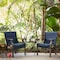 Classic Accessories Montlake Heather Indigo Patio Chair Slipcover, Heather Indigo, 45"x20" 56-022-015501-RT - alternate 6