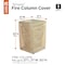 Classic Accessories Tan Patio Fire Column Cover, Terrazzo, 21" 56-266-012001-EC - alternate 2