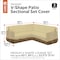 Classic Accessories Veranda V-Shape Sectional Lounge Set Cover, 85"L x 33.5"D x 31"H 56-301-031501-EC - alternate 6