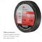3M Electrical Friction Tape, 1755, Temflex, 3/4 in W x 60 ft L, 13 mil thick, Cotton, Black 1755 3/4"X60' - alternate 6