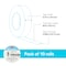 3M Vinyl Electrical Tape, 165 Temflex, 3/4 in W x 60 ft L, 6 mil Thick, Gray, 1 Pk 165GY4A - alternate 10