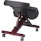 Office Star Knee Chair Knee Desk Chair, No Arms, 22" to 25" Height, Fabric, Gray KCW773 - alternate 3