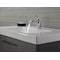 Delta Single Handle Centerset Lavatory Faucet, Stainless 1 or 3-hole 4" installation Hole 583LF-SSWF - alternate 3