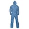 Kleenguard Hooded Disposable Coverall, Blue, XL, PK24 58514 - alternate 5