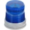 Edwards Signaling Warning Light, Blue, LED, 24V DC, 65 FPM, 3 3/4 in Dia., Surface 105XBRMB24D - alternate 2