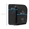 Georgia-Pacific Paper Towel Dispenser, Hardwound, 7 7/8 in Paper Towel Wd, 1 1/2 in, Plastic, Black 59590 - alternate 9