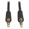 Tripp Lite Audio Cable, Mini Stereo, 3.5mm, M/M, 1ft P312-001 - alternate 2