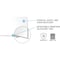 Ghent Dry Erase Board, Porcelain, 48 1/2 in, 72 1/2 in, Aluminum Frame, White, Matte M1-46-4 - alternate 3