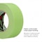 3M Painter's Tape, 48 mm W x 55 m L, 6.7 mil Thick, Green, Rubber Adhesive 401+ - alternate 5