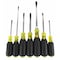 Klein Tools Screwdriver Set, General Purpose, Slotted and Phillips Tip, Steel Shank, Ergonomic Grip, 7-Piece 85076 - alternate 13