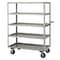 Little Giant Stock Cart, 12 ga. Steel, 3600 lb Load Capacity, 5 Shelves, 63-1/2" H 5M24366PH - alternate 1