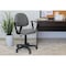Boss B317 Posture Deluxe Office Task Chair, Gray Back, 25 in W 25" L 40" H, Loop, Tweed Seat B317-GY - alternate 3