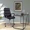Lorell Executive Chair Leather High-Back ChairBlack Back, Fixed Arms, 18-1/2" to 22-1/2" Height, Leather LLR20018 - alternate 6