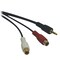 Tripp Lite Audio Cable, 3.5mm, Y Split, 2 RCA, M/F, 6" P315-06N - alternate 2