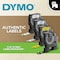 Dymo Adhesive Label Tape Cartridge 1/2" x 23 ft., Black/White 45013 - alternate 8