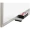 Ghent Dry Erase Board, Plastic, 18 in, 24 in, Aluminum Frame, White, Gloss M2-18-1 - alternate 6