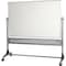Mooreco Dry Erase Board, Porcelain, 48 in, 96 in, Aluminum Frame, White, Gloss 669RH-DD - alternate 2