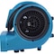 Xpower Air Mover W/ Power Outlets for Daisy Chain, 1/4 HP, 1600 CFM, 3 Amps, 4 Positions, 3 Speeds X-400A - alternate 8