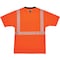 Ergodyne Short Sleeve Hi-Vis Black Bottom T-Shirt, Class 2, Polyester Breathable Knit, Orange/Black, S 8280BK - alternate 2
