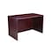 Boss Desk Shell Desk Shell 48" x 24", Mahogany, Wood N104-M - alternate 2