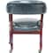 Boss Ivy League Executive Chair, Blue Back, 24 in W 26" L 31" H, Fixed, Vinyl Seat B9545-BE - alternate 2