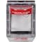 Safety Technology International Universal Stopper Cover, Polycarbonate, Surface Mount, 5 in W x 6 1/4 in H x 5 1/4 in D, Clear STI-1155 - alternate 2