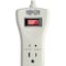 Tripp Lite Power Strip, Surge, 5-15R, 5-15P, 7 ft., Light Gray SUPER-7 - alternate 4