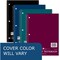 Roaring Spring Case of Wirebound Notebooks, 10.5"x8", 1 Subject, 70 sht, Assorted Color Covers, Wide Ruled w/Margin, PK24 10021cs - alternate 5