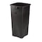 Rubbermaid Commercial Untouchable(R) 23 gal Square Heavy Duty Plastic Can, Black, None, Plastic, 15 1/2 in FG356988BLA - alternate 9