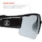 Ergodyne DAGR, Safety Glasses, Uncoated, Indoor/Outdoor Lens, Black Frame, Half-Frame DAGR - alternate 5