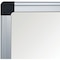 Mastervision Dry Erase Board, Porcelain, 47 13/64 in, 94 1/2 in, Aluminum Frame, White, Matte CR1501170MV - alternate 8