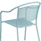 Flash Furniture 5PK Sky Blue Steel Patio Arm Chair with Round Back 5-CO-3-SKY-GG - alternate 5