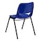 Flash Furniture Navy Stack Chair-Black Frame, PK5 5-RUT-14-NVY-BLACK-GG - alternate 10
