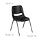 Flash Furniture Black Stack Chair-Black Frame, PK5 5-RUT-14-PDR-BLACK-GG - alternate 2