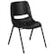 Flash Furniture Black Stack Chair-Black Frame, PK5 5-RUT-14-PDR-BLACK-GG - alternate 10