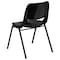 Flash Furniture Black Stack Chair-Black Frame, PK5 5-RUT-14-PDR-BLACK-GG - alternate 9
