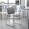 Flash Furniture Gray Stack Chair-Black Frame, PK5 5-RUT-188-GY-GG - alternate 1