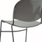 Flash Furniture Gray Stack Chair-Black Frame, PK5 5-RUT-188-GY-GG - alternate 3