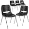 Flash Furniture Black Plastic Stack Chair, PK5 5-RUT-18-BK-CHR-GG - alternate 7