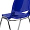 Flash Furniture Navy Plastic Stack Chair, PK5 5-RUT-18-NVY-CHR-GG - alternate 2