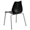 Flash Furniture Black Plastic Stack Chair, PK5 5-RUT-288-BK-GG - alternate 4