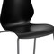 Flash Furniture Black Plastic Stack Chair, PK5 5-RUT-288-BK-GG - alternate 9